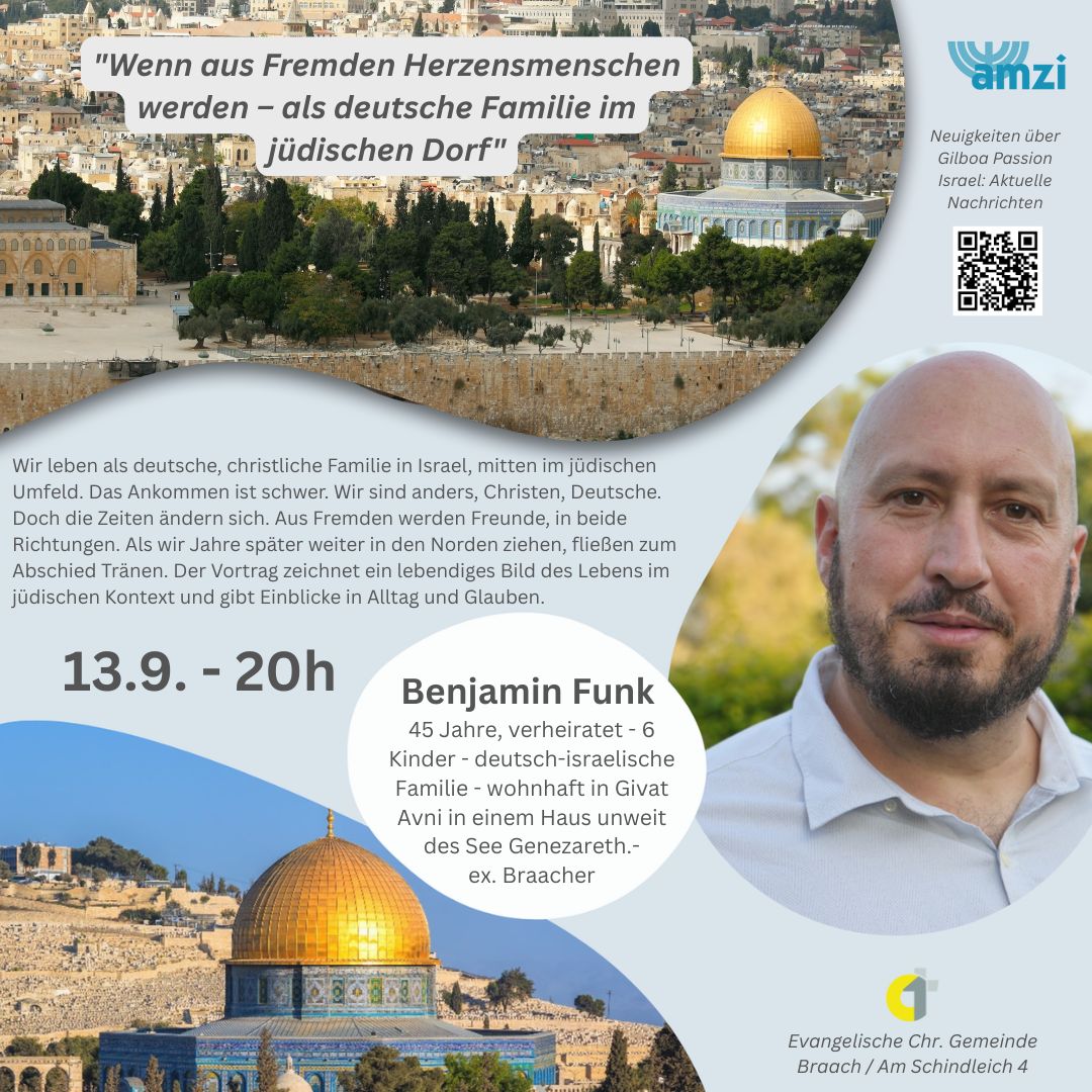 Flyer Israelabend 13.09.2026